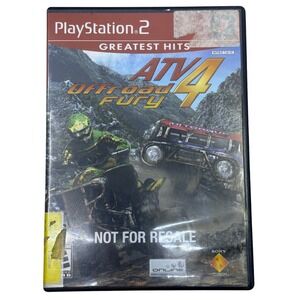 ATV Offroad Fury 4‎ Not For Resale PlayStation 2 PS2 Complete Tested